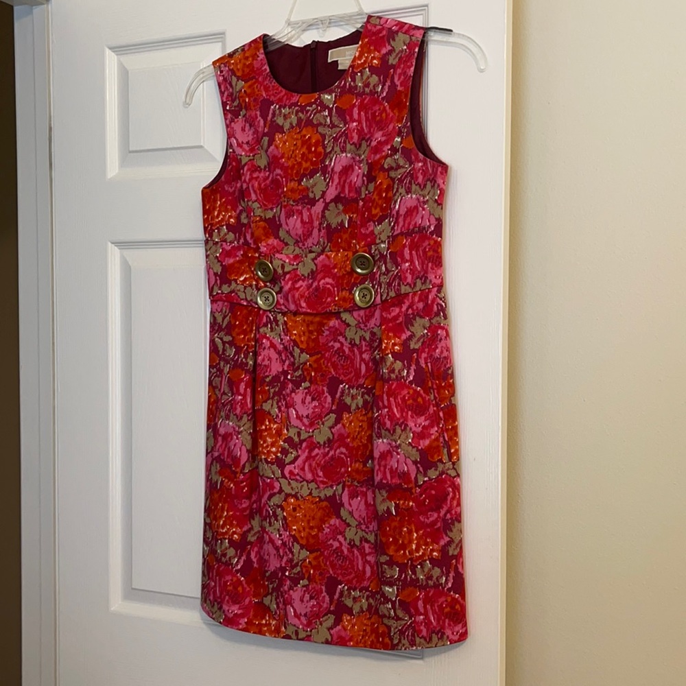 Gorgeous rose pattern Michael Kors cocktail dress